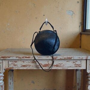 Pink Haley Navy Blue Crossbody Bag